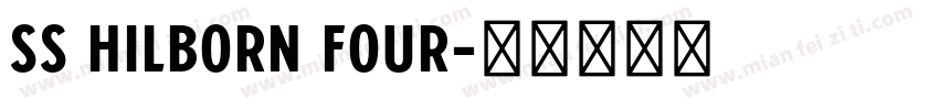 SS Hilborn Four字体转换